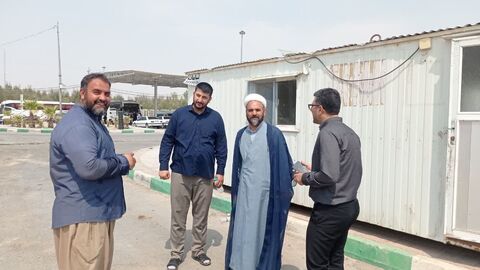 بازدید جانشین ستاد اربعین کانون های مساجد از منطقه مرزی مهران