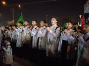 «هوای تازه، هوای بهاری» توسط بچه مسجدی‌های نسیم صبا لردگان در راهپیمایی اربعین اجرا می‌شود