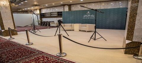افتتاح مرکز رسانه‌ای ویژه مراسم اربعین در آستان مقدس حضرت عباس(ع)