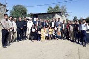 اهدای کتاب با هدف «امیدآفرینی و انگیزه بخشی» به کودکان سیل زده روستای قورچای آزادشهر