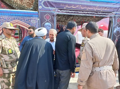 بازدید فرماندهی مرزبانی آذربایجان غربی از موکب امام جعفرصادق (ع) در مرز تمرچین پیرانشهر
