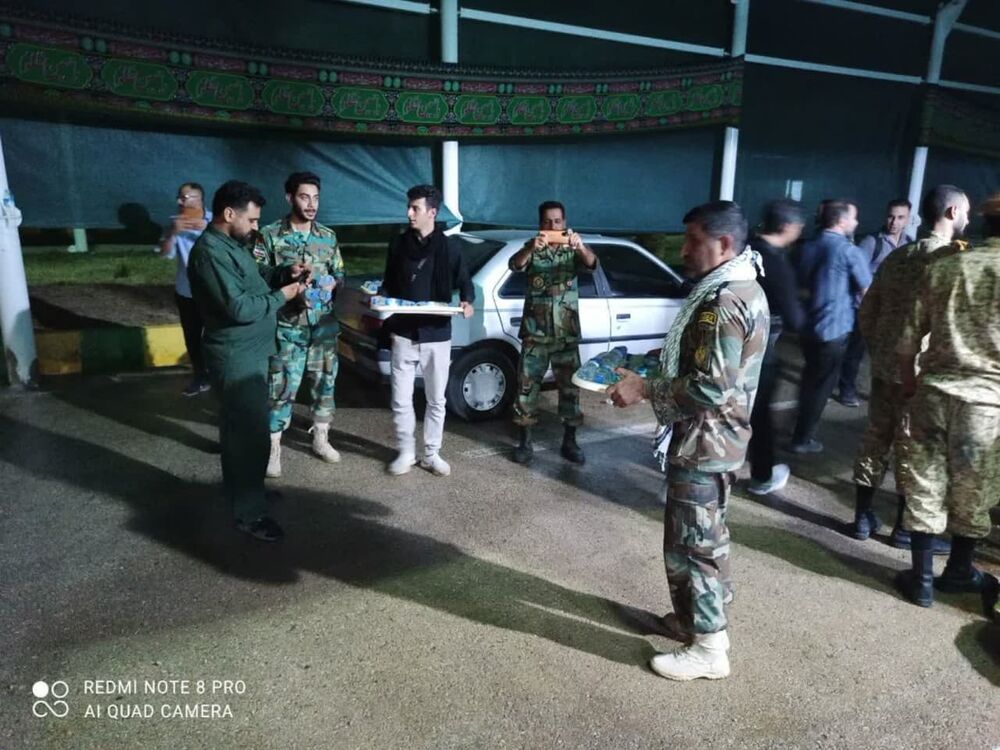 بازدید استاندار کرمانشاه از موکب رهپویان ولایت در پایانه بین المللی خسروی