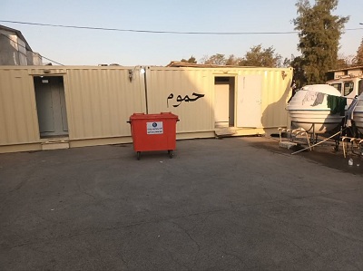 ایستگاه صلواتی صاحب الزمان شهرستان خوی موکب اصلی پذیرایی در محل نمایشگاه اربیل است