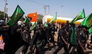 شیعیان نیجریه پیاده‌روی نمادین اربعین را آغاز می‌کنند