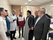 بازدید نماینده ولی فقیه از بیمارستان امام علی (ع) وابسته به جمعیت هلال احمر در نجف