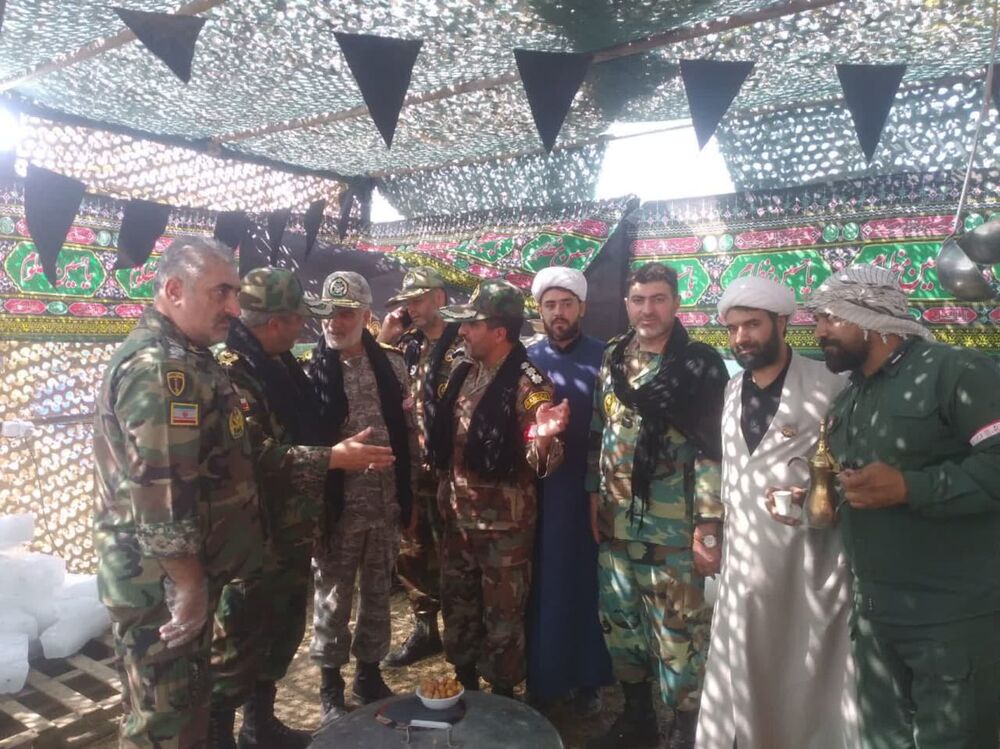 بازدید معاون اجرایی آجا از موکب رهپویان ولایت تیپ ۱۸۱ زرهی شهید سلیمی نزاجا