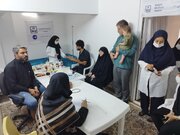 ارائه خدمات پزشکی و درمانی به زائران در موکب سلام