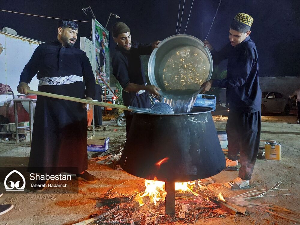 وفور نعمت و امکانات پذیرایی در مسیر پیاده‌روی اربعین+تصاویر