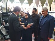 استقبال از فعالیت‌های فرهنگی موکب کتابخانه‌های عمومی کردستان در مرز باشماق