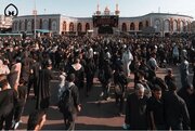 گزارش تصویری/ وداع زائران در حرم حضرت عباس(ع) در اربعین حسینی