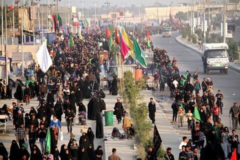 مراسم باشکوه جاماندگان اربعین حسینی در زاهدان