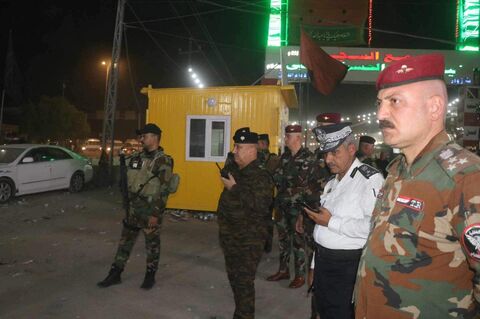 اجرای طرح امنیتی ویژه سالروز رحلت پیامبر(ص) در استان «بابل و دیوانیه»عراق