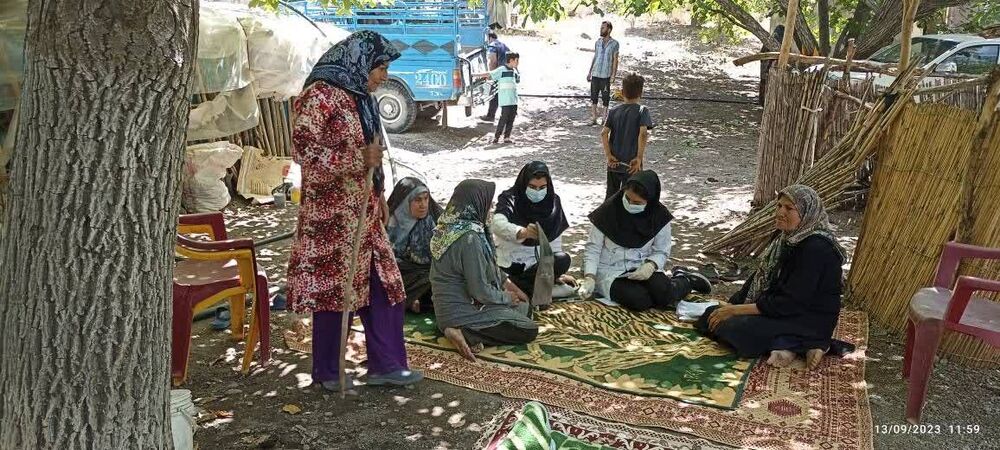 اردوی سلامت محور گروه جهادی سربازان ولایت در مناطق عشایر نشین جیرفت