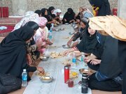 گزارش تصویری/ پذیرایی از زائران پاکستانی در امامزاده سیدعلی(ع) نهبندان