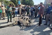 سقوط یک فروند پهپاد در گرگان/ دو شهروند مجروح شدند