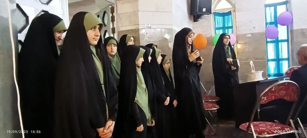 افتتاحیه نمایشگاه آثار و دستاوردهای فرهنگی هنری بچه های مسجد جامع چالوس