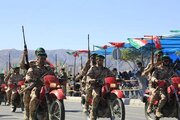 فیلم/نمایش اقتدار در رژه نیروهای مسلح مستقر در خراسان جنوبی