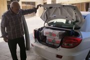 عکس/ توزیع 1200 بسته گوشت بین نیازمندان گلستان