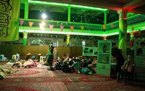 اسکان ۲۶۰۰ زائر در مدرسه علمیه شهید صدوقی مشهد 