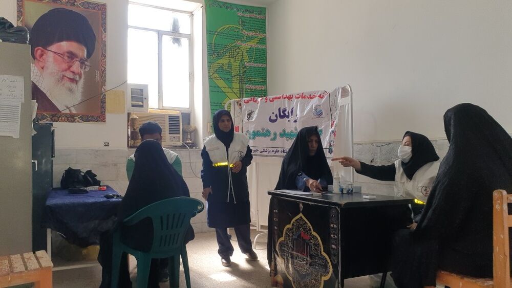 اردوی جهادی سلامت در جیرفت برگزار شد