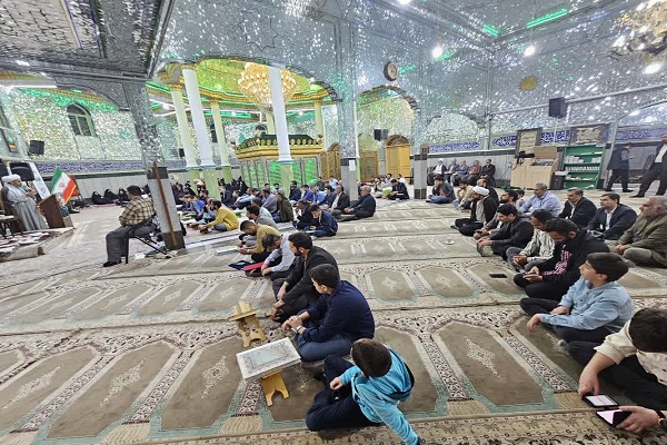 محافل بزرگ قرآنی فداییان قرآن و چلچراغ آیه ها در نهاوند