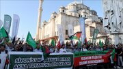 جشن مردم ترکیه در حمایت از «طوفان الاقصی»