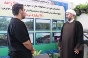 بازدید رییس ستاد هماهنگی کانون های مساجد کشور از نمایشگاه روستاآباد
