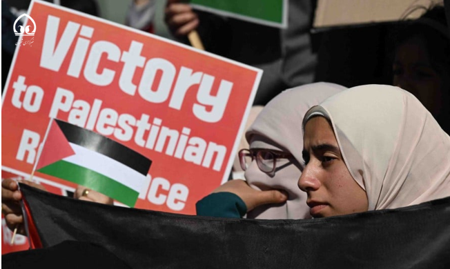 گزارش تصویری/ تظاهرات مردمی در سراسر جهان در همبستگی با ملت فلسطین