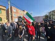 بچه های مسجدی آذربایجان غربی هم‌صدا در حمایت از فلسطین و محکومیت جنایات صهیونیسم