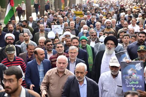 البرز یک‌صدا برای قدس؛ ملت بار دیگر حماسه آفریدند