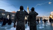 کارکنان پدافند هوایی شمالشرق ارتش با تشرف به حرم رضوی نایب الزیاره همه ارتشی‌های غیور کشور شدند