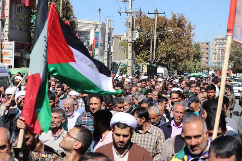 خروش ملایریها علیه جنایتهای رژیم کودککش صهیونیستی