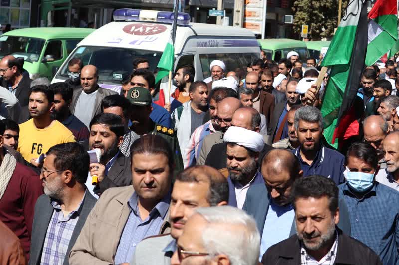 خروش ملایریها علیه جنایتهای رژیم کودککش صهیونیستی