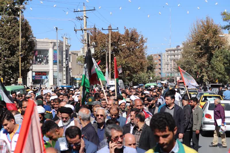 خروش ملایریها علیه جنایتهای رژیم کودککش صهیونیستی