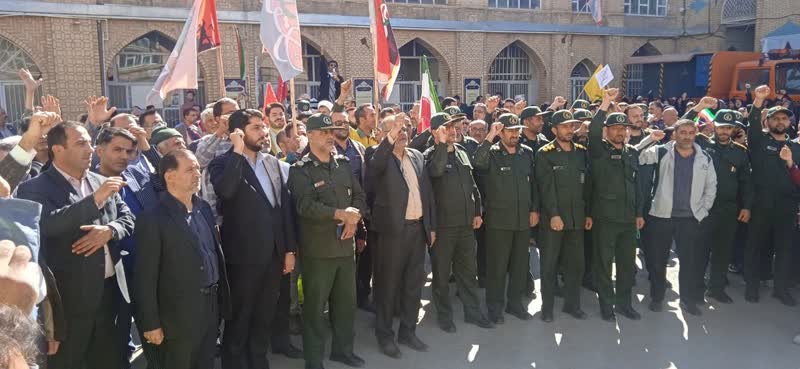 خروش ملایریها علیه جنایتهای رژیم کودککش صهیونیستی