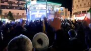 تجمع شبانه مردم مشهد در اعتراض به جنایات صهیونیست‌ها+ فیلم