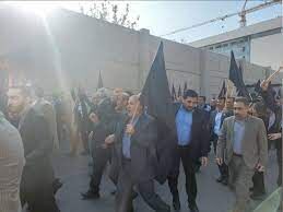 نمایندگان مقابل مجلس در محکومیت جنایات رژیم صهیونیستی راهپیمایی کردند