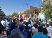 تجمع خود جوش‌ مردم گناباد در حمایت از مردم فلسطین