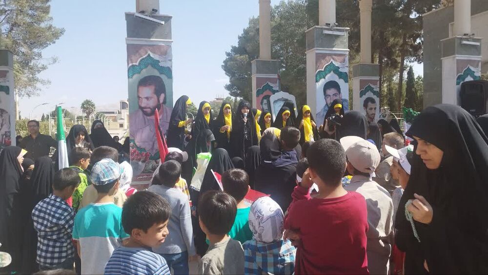 پیامی از کودکان دیار حاج قاسم برای همسالان فلسطینی خود+تصاویر