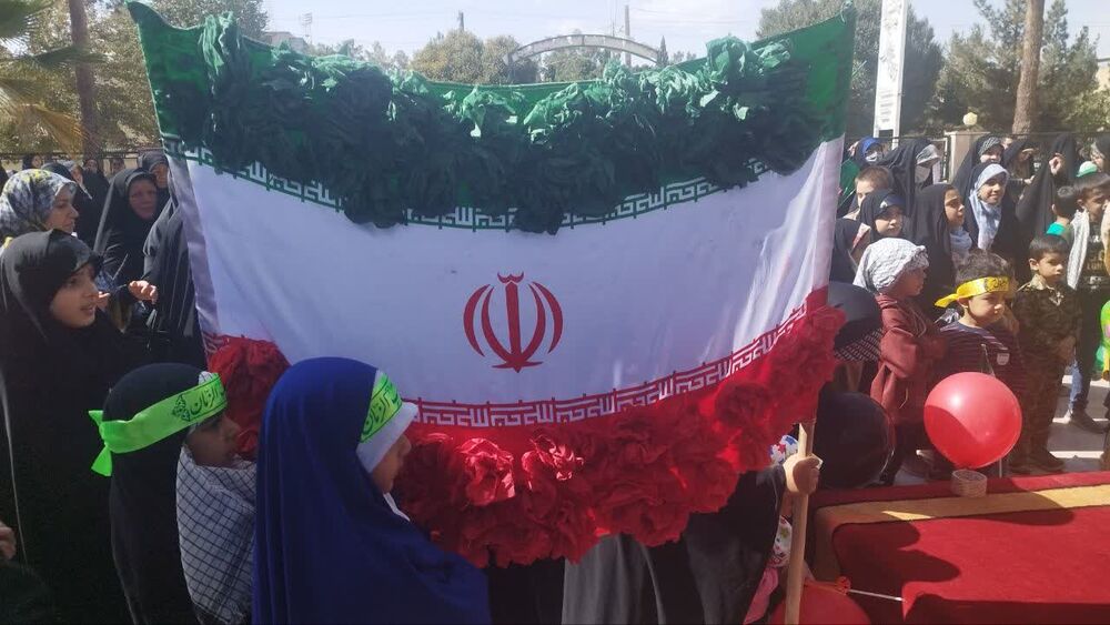 پیامی از کودکان دیار حاج قاسم برای همسالان فلسطینی خود+تصاویر