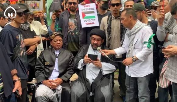 تجمع ضد صهیونیستی مسلمانان شیعه و سنی در تایلند+ عکس