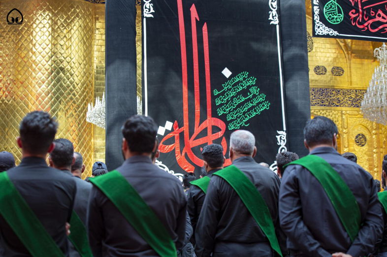 آستان مقدس حضرت عباس(ع) سیاهپوش حضرت زهرا(ع) شد+ عکس