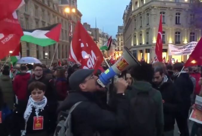 اعتراض فرانسویها به اظهارات مکرون درباره مقایسه حماس با داعش + تصویر