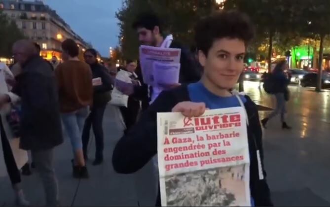 اعتراض فرانسویها به اظهارات مکرون درباره مقایسه حماس با داعش + تصویر