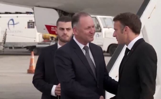 اعتراض فرانسویها به اظهارات مکرون درباره مقایسه حماس با داعش + تصویر