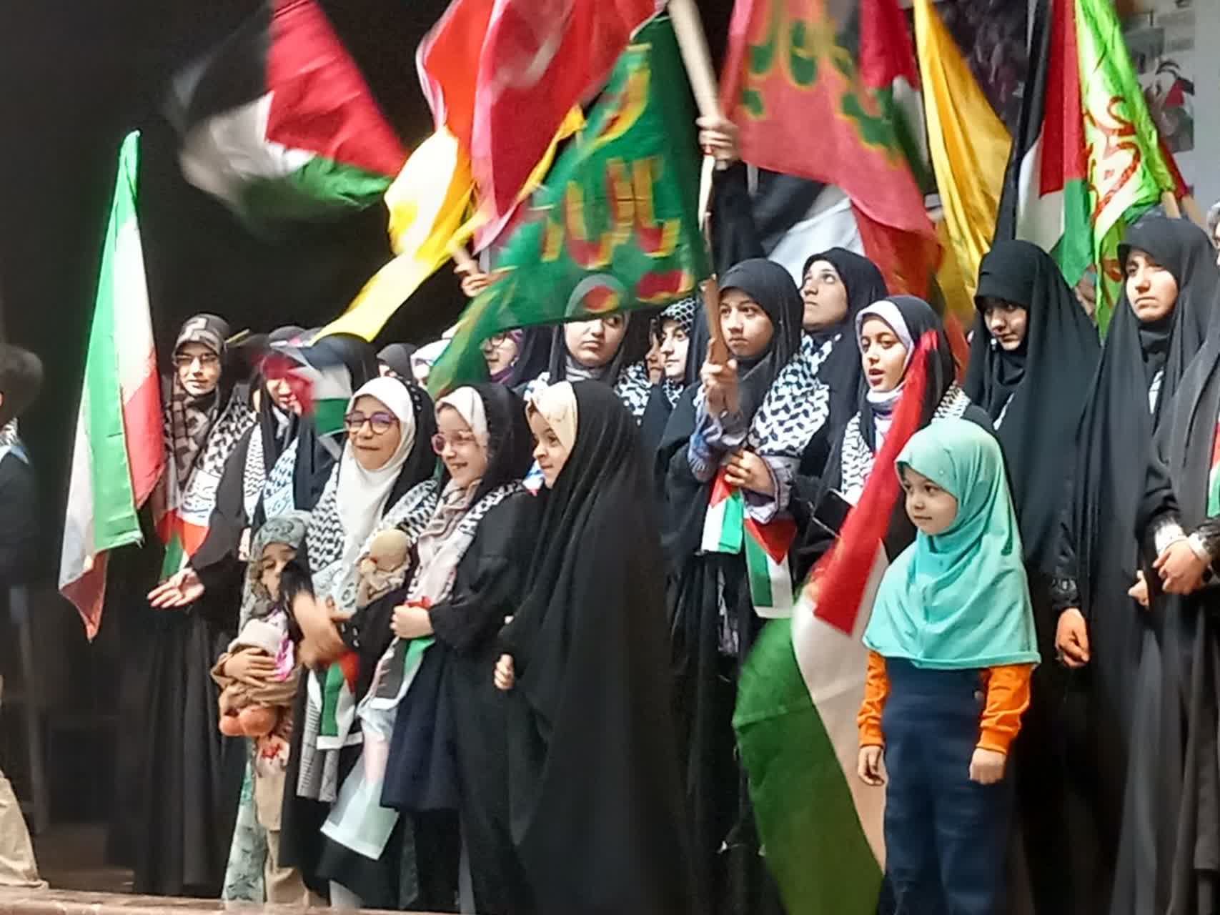 حمایت حافظان قرآن و سفیران الهی گیلان از جریان مقاومت ملت مظلوم