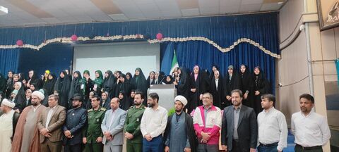 آیین افتتاح همایش دختران حاج قاسم در جیرفت/ تصویر