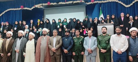 آیین افتتاح همایش دختران حاج قاسم در جیرفت/ تصویر