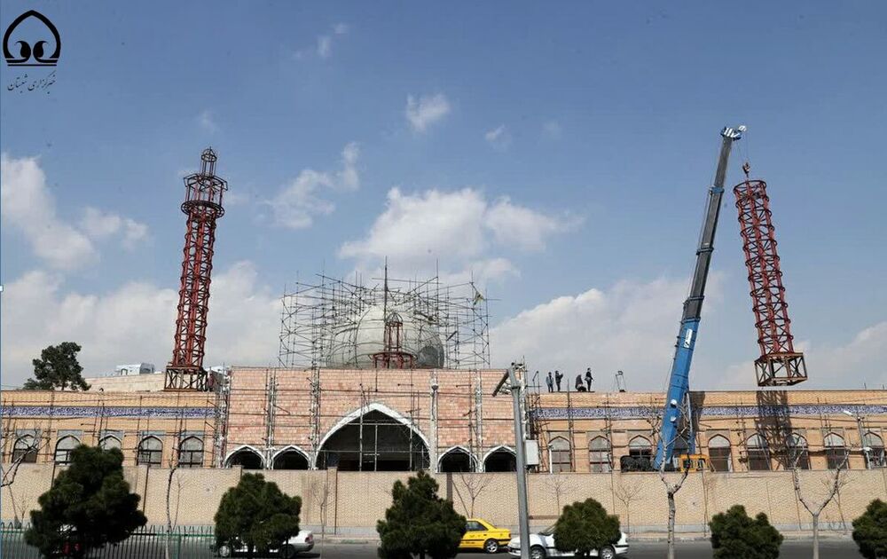 گزارش تصویری از مراحل ساخت مسجد جامع شهدای ارتش