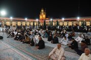 مراسم سوگواری شهادت حضرت زهرا(س) در مسجد کوفه+عکس
